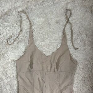 90s Rocket Laundry Beige Mini Dress